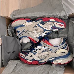 Balenciaga Track 2 Open Sneakers Men’s Size 41